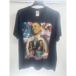 Vintage Barack Obama‎ President First Family Shirt Size XL